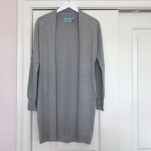 Survival Light Gray Long Knit Cardigan- NWOT